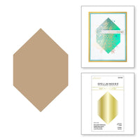 Hexi Gem - Spellbinders Glimmer Hot Foil Plate
