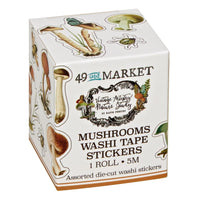 Nature Study Mushrooms - 49 And Market Washi Sticker Roll