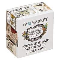 Nature Study - 49 And Market Postage Washi Tape Roll