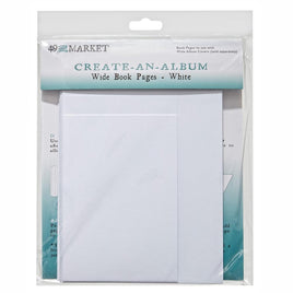 White - 49 And Market Create-An-Album Wide Book Pages