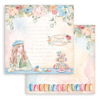 Oh La La - Stamperia Double-Sided Paper Pad 8"X8" 10/Pkg