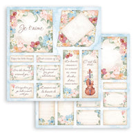 Oh La La - Stamperia Double-Sided Paper Pad 12"X12" 10/Pkg