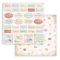 Oh La La - Stamperia Double-Sided Paper Pad 12"X12" 10/Pkg