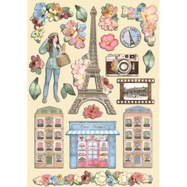 Oh La La - Stamperia Wooden Shapes A5