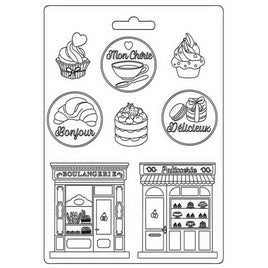 Oh La La - Patisserie - Stamperia Soft Maxi Mould A5