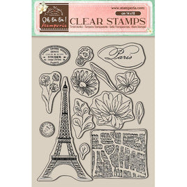 Oh La La - Tour Eiffel - Stamperia Clear Stamps