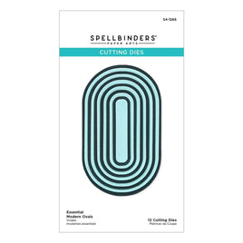 Essential Modern Ovals - Spllebinders Etched Dies
