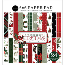 A Wonderful Christmas - Carta Bella Double-Sided Paper Pad 6"X6"