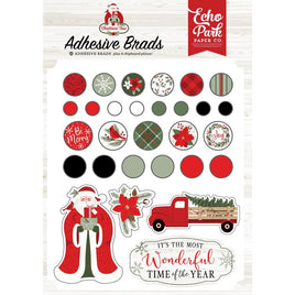 Christmas Time - Echo Park Decorative Brads