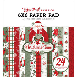 Christmas Time - Echo Park Double-Sided Paper Pad 6"X6"
