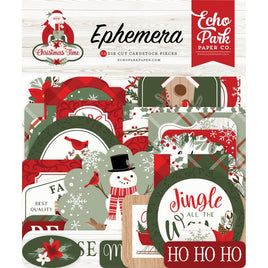 Icons, Christmas Time - Echo Park Cardstock Ephemera