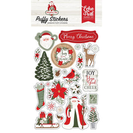 Christmas Time - Echo Park Puffy Stickers