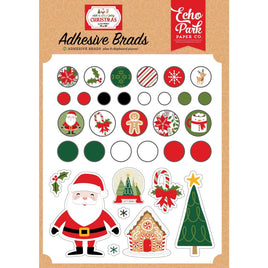 Have A Holly Jolly Christmas - Echo Park Decorative Brads