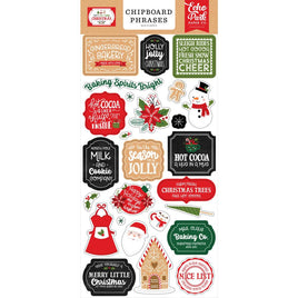 Phrases, Have A Holly Jolly Christmas - Echo Park Chipboard 6"X13"