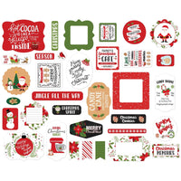 Icons, Have A Holly Jolly Christmas - Echo Park Cardstock Ephemera