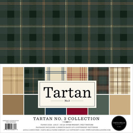 Tartan No. 3 - Carta Bella Collection Kit 12"X12"