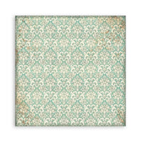 Christmas Greetings - Stamperia Polyester Fabric 12"X12" 4/Pkg