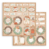 All Around Christmas - Stamperia Double-Sided Paper Pad 12"X12" 10/Pkg