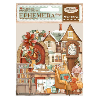 All Around Christmas - Stamperia Cardstock Ephemera Adhesive Paper Cut Outs