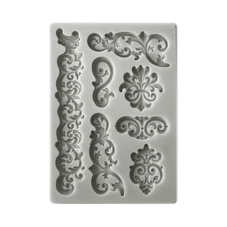 Borders And Laces - Stamperia Silicone Mould A6