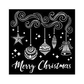 Merry Christmas Bells - Stamperia Stencil 7"X7"