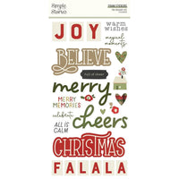 The Holiday Life Foam Stickers 50/Pkg