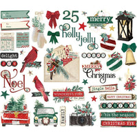 Simple Vintage 'Tis The Season Bits & Pieces Die-Cuts 42/Pkg