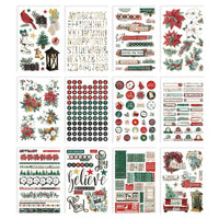 Simple Vintage 'Tis The Season - Simple Stories Sticker Book 12/Sheets