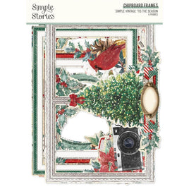 Simple Vintage 'Tis The Season Chipboard Frames