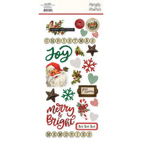Simple Vintage Dear Santa Foam Stickers 47/Pkg