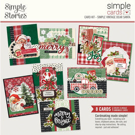 Simple Vintage Dear Santa - Simple Stories Simple Cards Card Kit