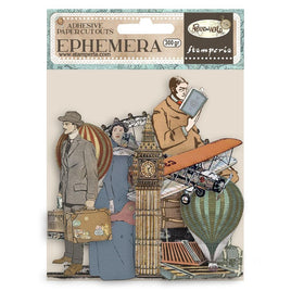 Around The World - Stamperia Cardstock Ephemera Paper Cut Outs