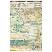 Around The World - Stamperia Assorted Rice Paper A4 6/Pkg