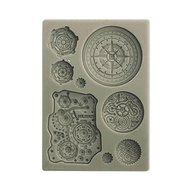 Around The World Mechanisms - Stamperia Silicone Mould A6