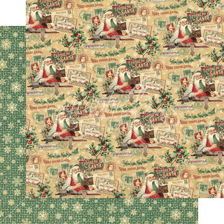 Naughty Or Nice - Letters To Santa Double-Sided Cardstock 12