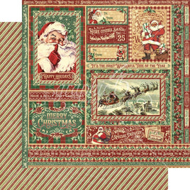 Holly Jolly Express - Letters To Santa Double-Sided Cardstock 12"X12"