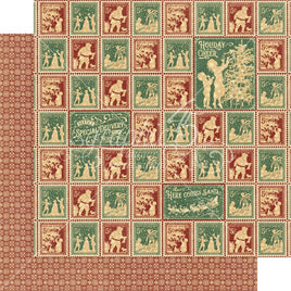 North Pole Postage- Letters To Santa Double-Sided Cardstock 12"X12"