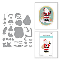Santa's Here! - Spellbinders Etched Dies From Classic Christmas Collection