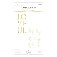 Joyful, De-Light-Ful - Spellbinders Glimmer Hot Foil Plate & Die Setby Yana Smakula