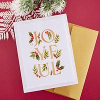 Joyful, De-Light-Ful - Spellbinders Glimmer Hot Foil Plate & Die Setby Yana Smakula