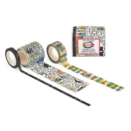 Vintage Aristry Sunburst - 49 And Market Washi Tape Set 3/Pkg