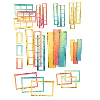 Vintage Artistry Sunburst - 49 And Market Filmstrip Frames