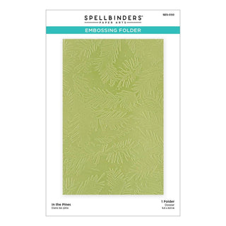 In The Pines - Spellbinders Embossing Folder From Make It Merry Collection