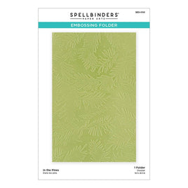 In The Pines - Spellbinders Embossing Folder From Make It Merry Collection
