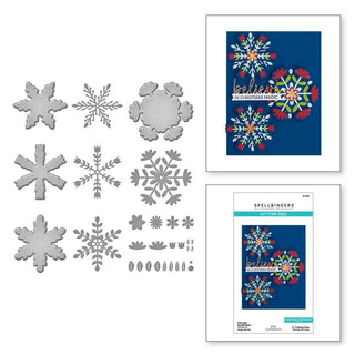 Snowflakes - Delicate Snowflakes - Spellbinders Etched Dies By Bibi Cameron