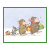 Drummer Mice - House Mouse Cling Rubber Stamp