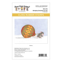 Briging Christmas To You - House Mouse Cling Rubber Stamp