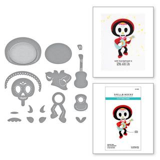 Dancin' Day Of The Dead Boy - Spellbinders Etched Dies
