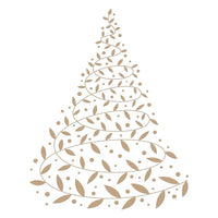 Swirling Foliage Tree - Spellbinders Glimmer Hot Foil Plate