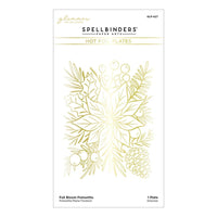 Full Bloom Poinsettia - Spellbinders Glimmer Hot Foil Plate
